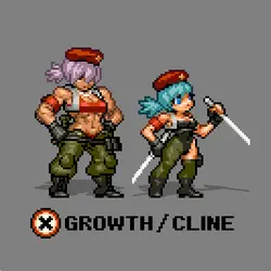 Growth/Cline - pixel art - Transparent Background PNG