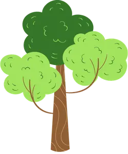 Cartoon Tree - Recommended PNG