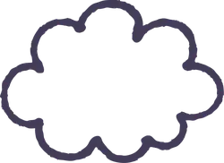 Cloud - shape - purple - High Resolution PNG