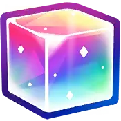 Rainbow Dice - game - No Background PNG