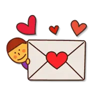 Little Girl Sending a Letter - little girl - PNG