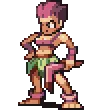 Purple Hair Character - game character - Transparent Background PNG