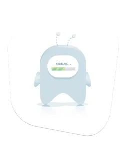Loading Robot - progress bar - PNG