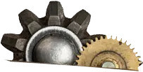 Gear Combination - metal - High Resolution PNG