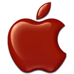 Red Apple Logo - technology - High Resolution PNG