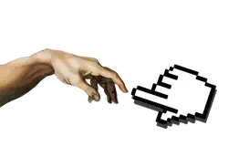 Hand and Mouse Cursor - pixel - Free Download PNG