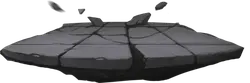 Broken Platform - gray - High Resolution PNG