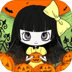 Halloween Girl - cartoon - Free PNG
