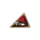 Red Triangle Logo - pattern - Transparent Layer PNG