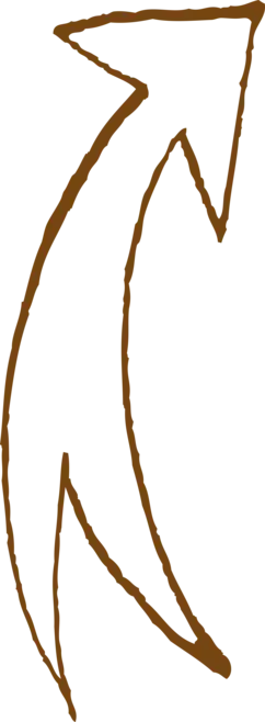 Brown Arrow - logo - Lossless PNG
