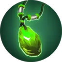 Green Gem Pendant - jewelry - High Resolution PNG