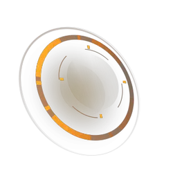 Futuristic Dashboard - orange - Lossless PNG