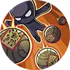 Little Black Hero - shadow - PNG