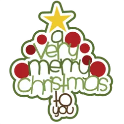 Christmas Tree Pattern - holiday - Transparent Layer PNG