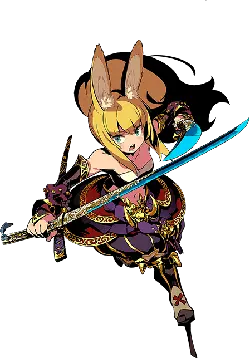 Rabbit-Ear Warrior - rabbit ears - Transparent Layer PNG