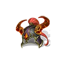 Flaming Demon Skull - skull - No Background PNG