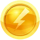 Lightning Icon - sign - No Background PNG