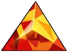 Ruby Triangle - red - Transparent Layer PNG