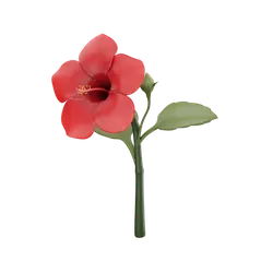 Red Flower - flower - Free PNG