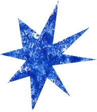 Blue Star Pattern - art - PNG