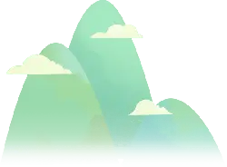 Green Mountains - nature - clouds - Transparent Background PNG