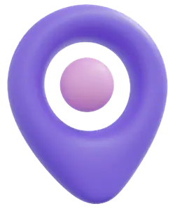 Purple Location Icon - purple - No Background PNG