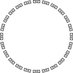 Circular Decorative Pattern - lines - geometric shape - High Resolution PNG