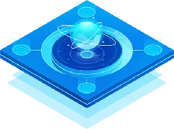 Blue Tech Platform - technology - Lossless PNG