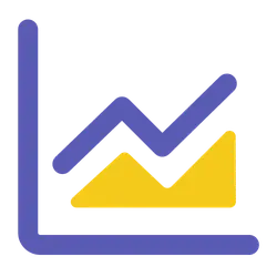 Line Chart - trend - growth - No Background PNG