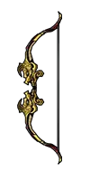 Golden Bow and Arrow - Transparent Background PNG