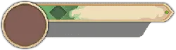 Brown Circle and Green Bar - graphic design - No Background PNG