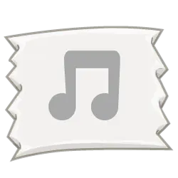 Music Note Icon - graphic - Transparent Layer PNG