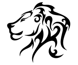 Lion Head Tattoo Design - art - PNG