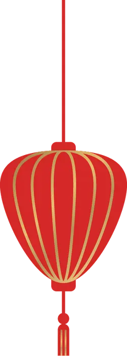 Red Lantern - Transparent Layer PNG - lantern