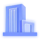 Blue Building - simple - Lossless PNG