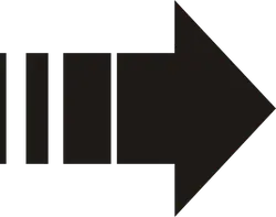 Black Arrow - No Background PNG