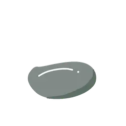 Gray Water Drop - gray - Lossless PNG