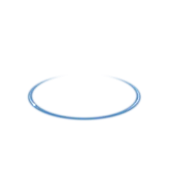 Blue Ring - glow - PNG