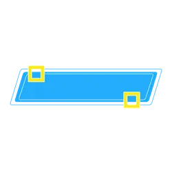 Blue Rectangle Icon - rectangle - Transparent Background PNG