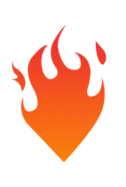 Flame Heart Pattern - icon - Free Download PNG