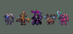 Mechanical Warriors - robotic - Transparent Layer PNG
