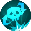 Skull Pumpkin - holiday - PNG