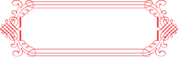 Red Decorative Border - decorative - No Watermark PNG