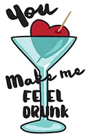 Martini Glass - humor - Transparent Layer PNG