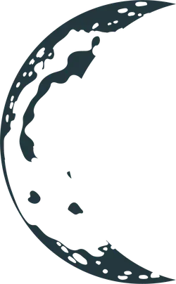 Crescent Moon - night sky - universe - High Resolution PNG