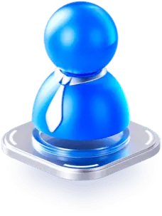 Blue Person Icon - High Quality PNG