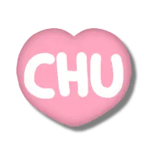 Chu - heart shape - No Background PNG
