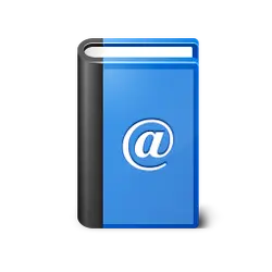 Blue Folder - office - work - High Resolution PNG