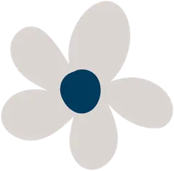 Five-petal Flower - simple - Free PNG