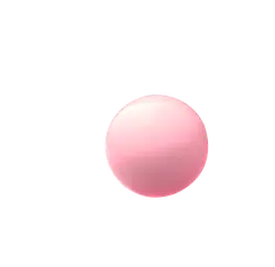 Pink Balloon - gradient - circle - No Background PNG